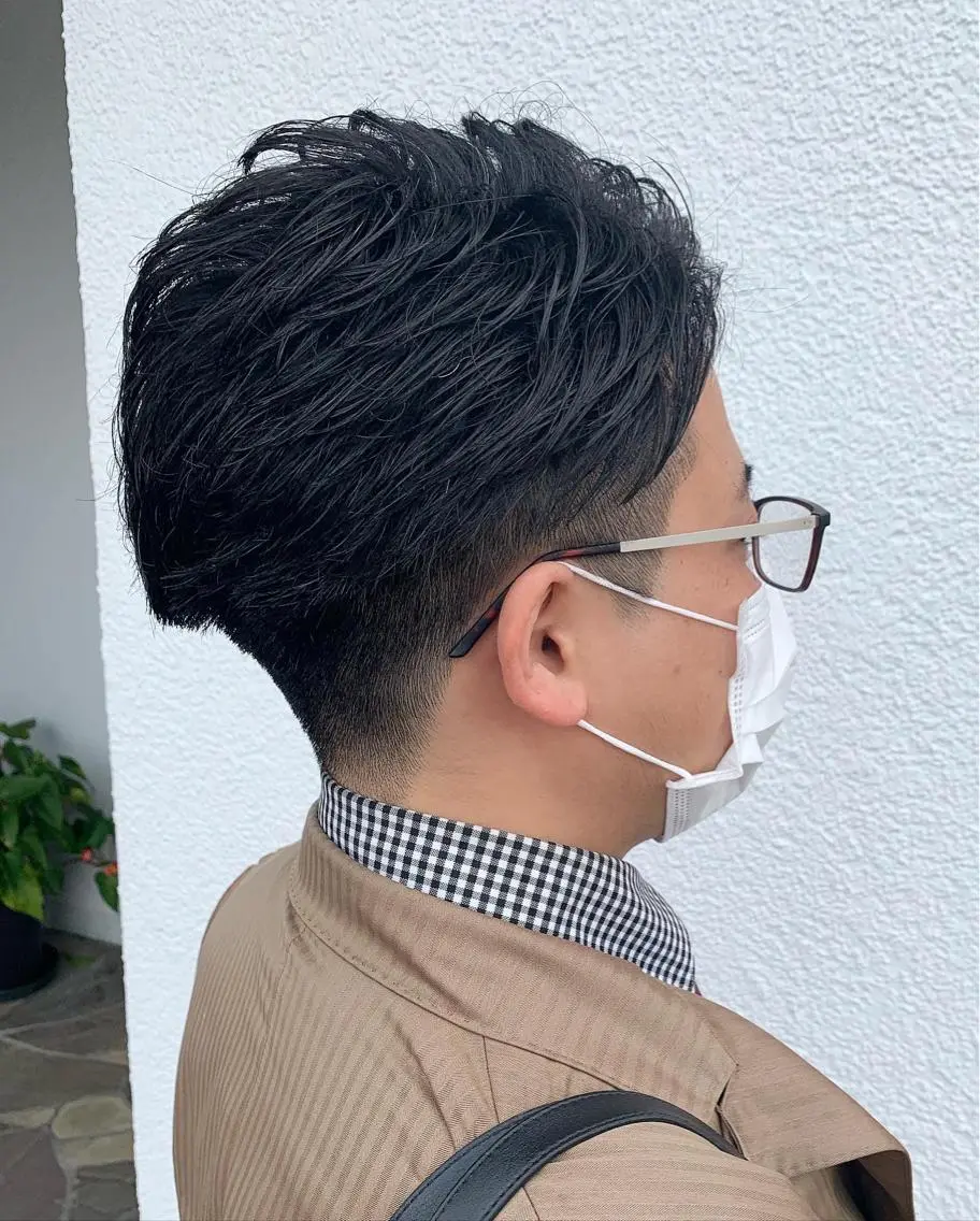 ショート メンズ ビジネス 刈り上げ ショートヘア メンズパーマ職人 加藤 弘貴のヘアスタイル