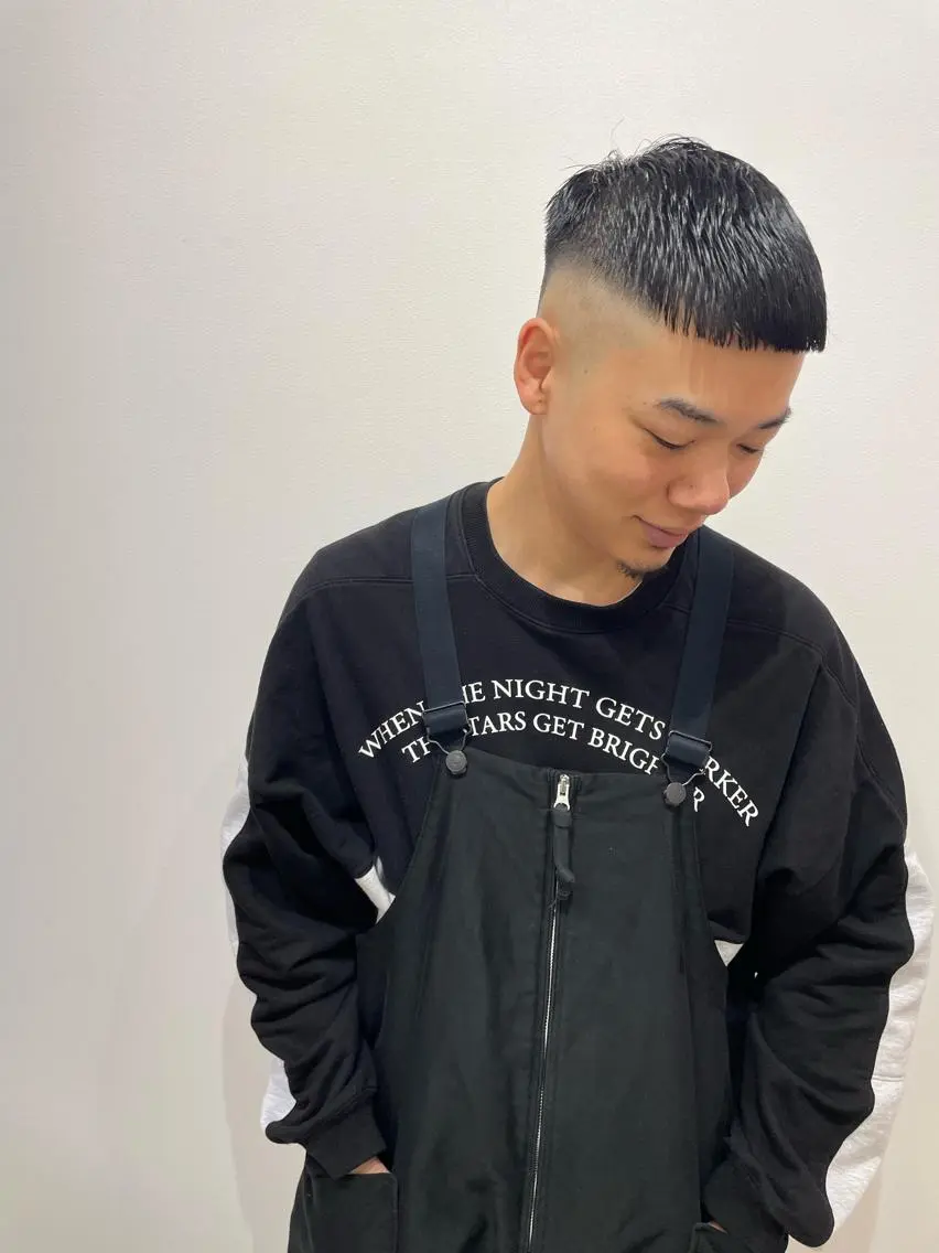 メンズ フェードカット メンズカット クドウユウキのヘアスタイル