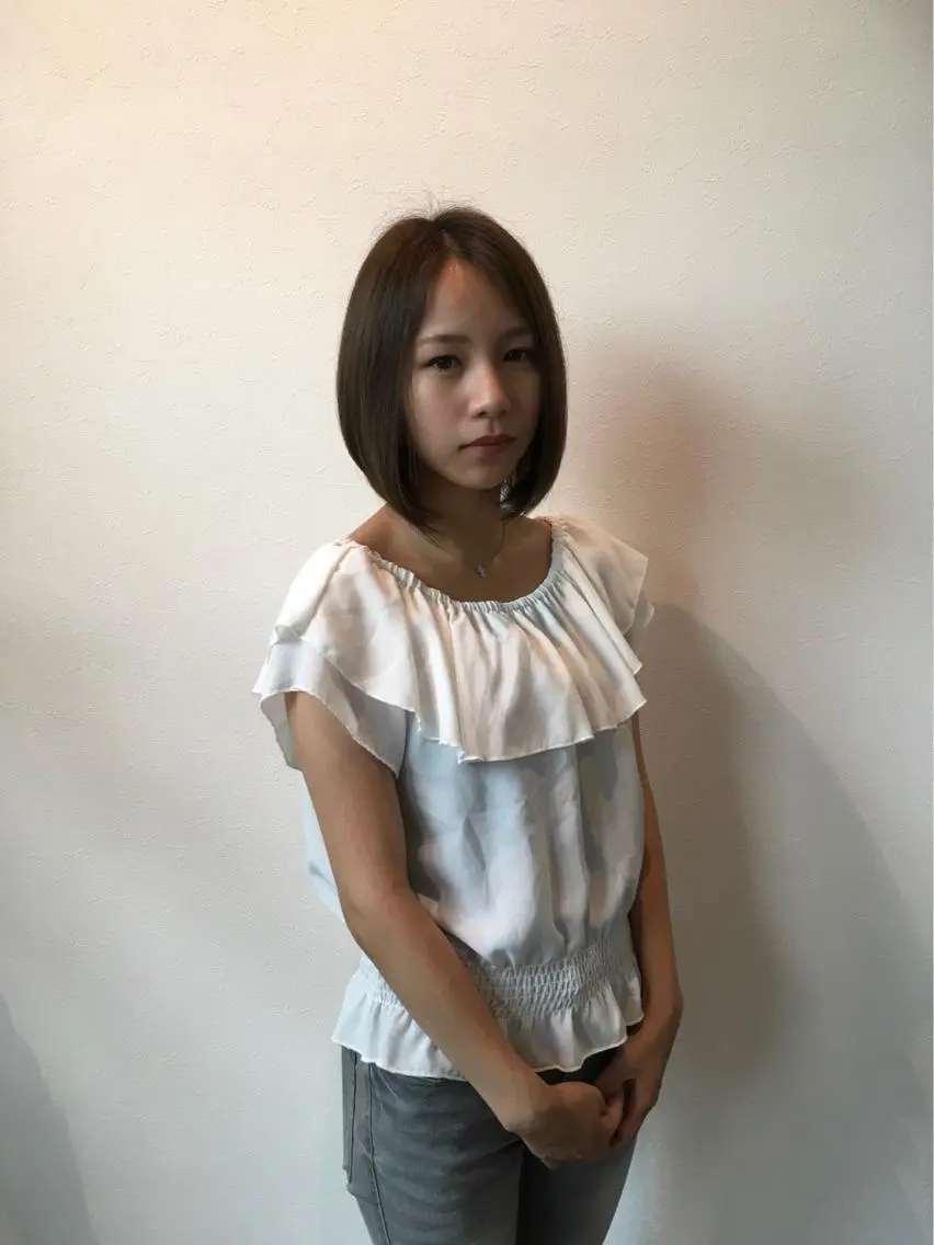 ミディアム HairDesign JAMのヘアスタイル
