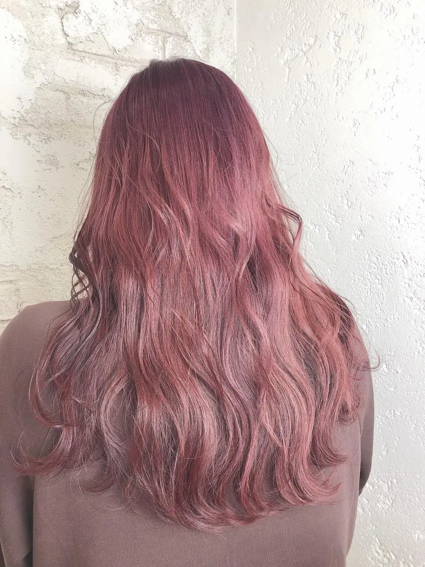 ロング カラー ヘアカラー トリートメント ヘッドスパ ヘアセット ️韓国ヘア/レイヤー カット❤️Yūkaのヘアスタイル