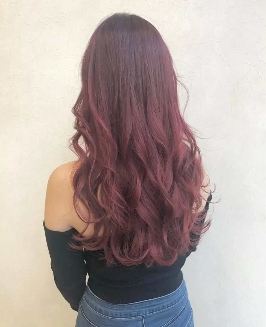 ロング カラー nakahara madokaのヘアスタイル