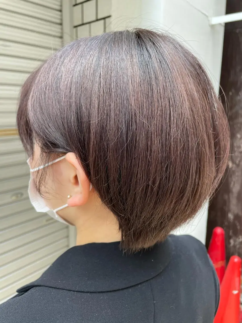 ショート カラー ヘアカラー 【enn】 小橋 彩香のヘアスタイル