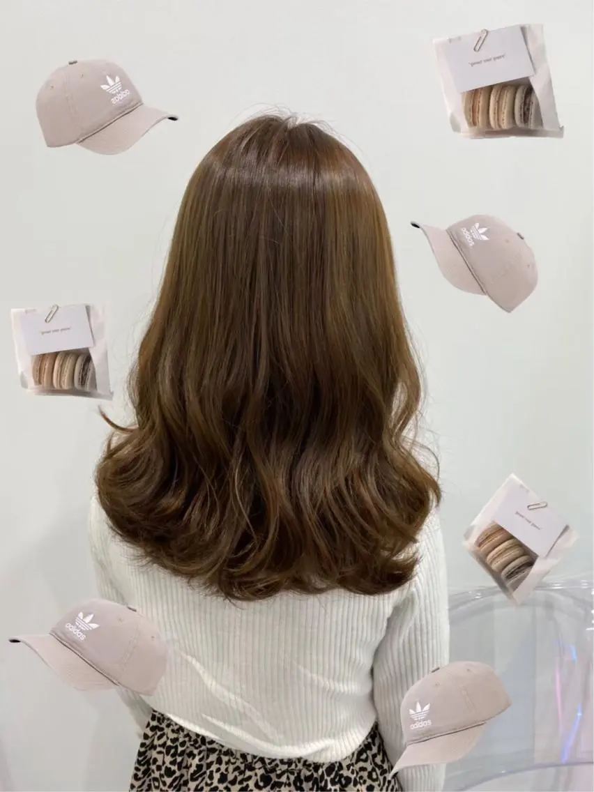 ミディアム カラー ヘアアレンジ 🪞SHE池袋 Official🪞のヘアスタイル