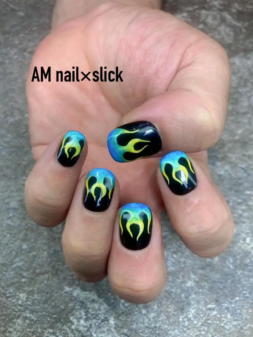ネイル アートネイル 持ち込み ハンドネイル Am:nail 柏 SUE（スゥ）のネイルデザイン