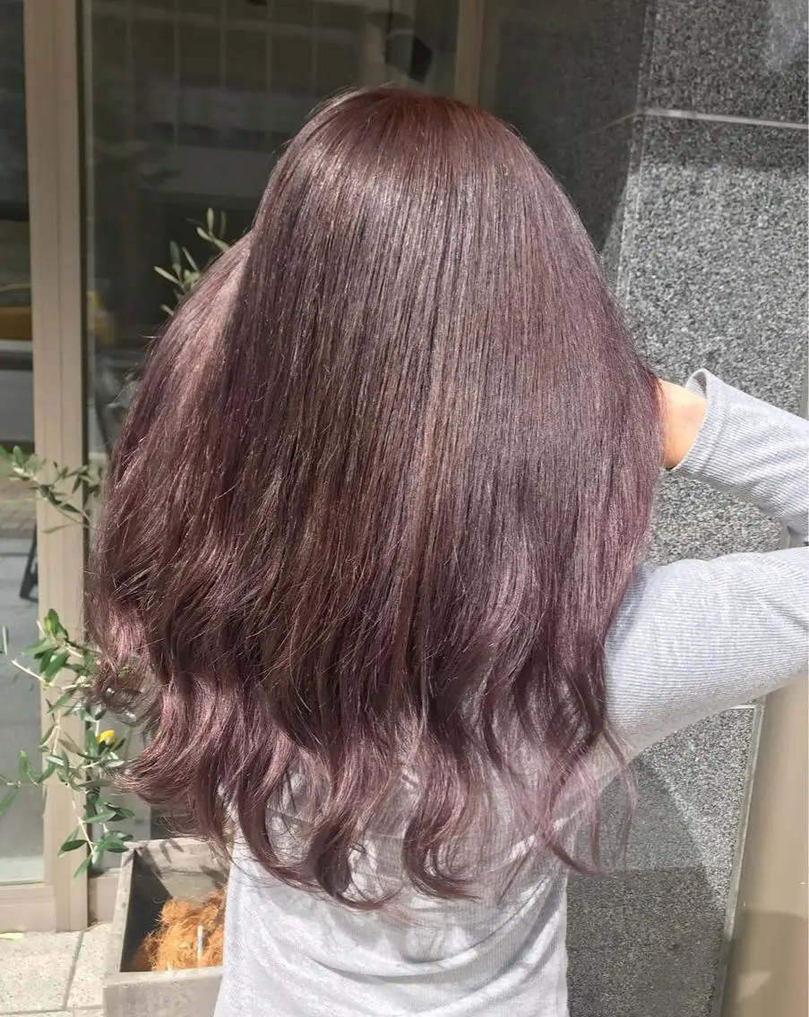 ロング カラー ヘアカラー トリートメント YUI𓍯エクステ /ニュアンスカラーのヘアスタイル
