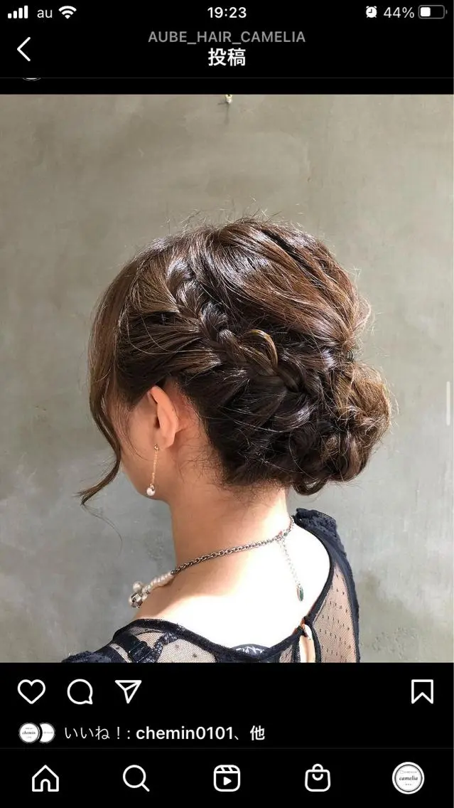 hair care ACRO店長　谷のヘアスタイル