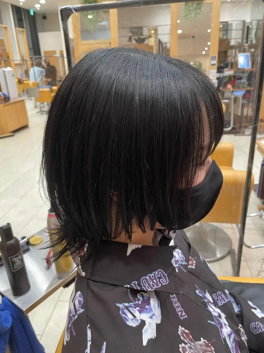 ミディアム ウルフカット カット ♦️モテ髪創作者 SUGA♦️のヘアスタイル
