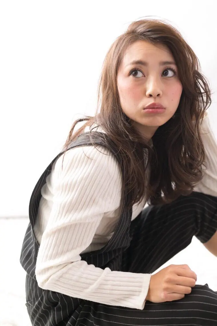 セミロング カラー パーマ ヘアアレンジ メンズ キッズ ネイル マツエク・マツパ アティリー 西梅田のヘアスタイル