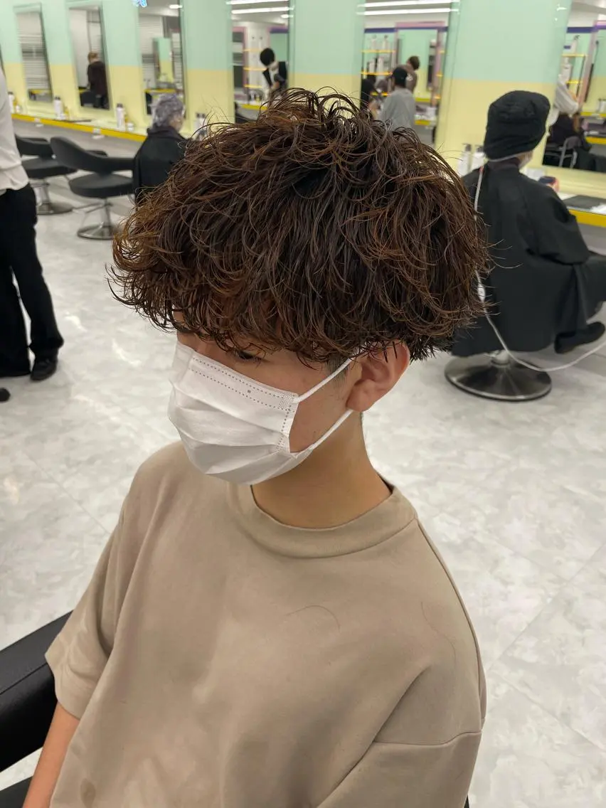 メンズ カット パーマ 横浜メンズパーマ🔥 大野賢人のヘアスタイル