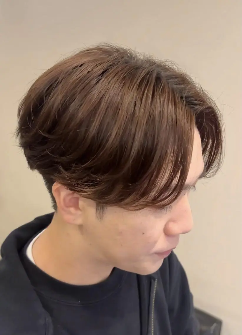 メンズ パーマ ニュアンスパーマ カット RITZ 小平颯真のヘアスタイル