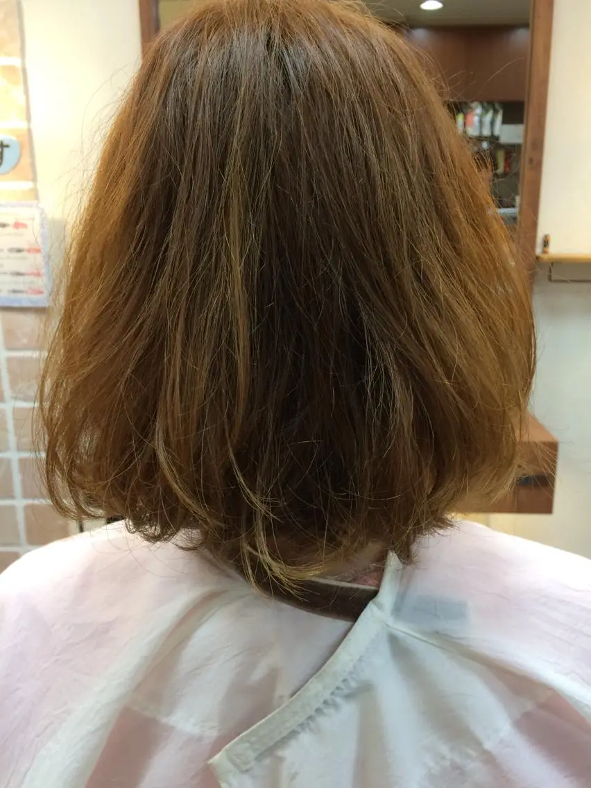ミディアム カラー 村田 淳のヘアスタイル