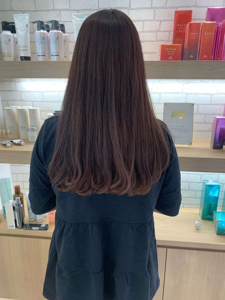 ロング ヘアカラー トリートメント 🧸 サトウサクネ🧸のヘアスタイル