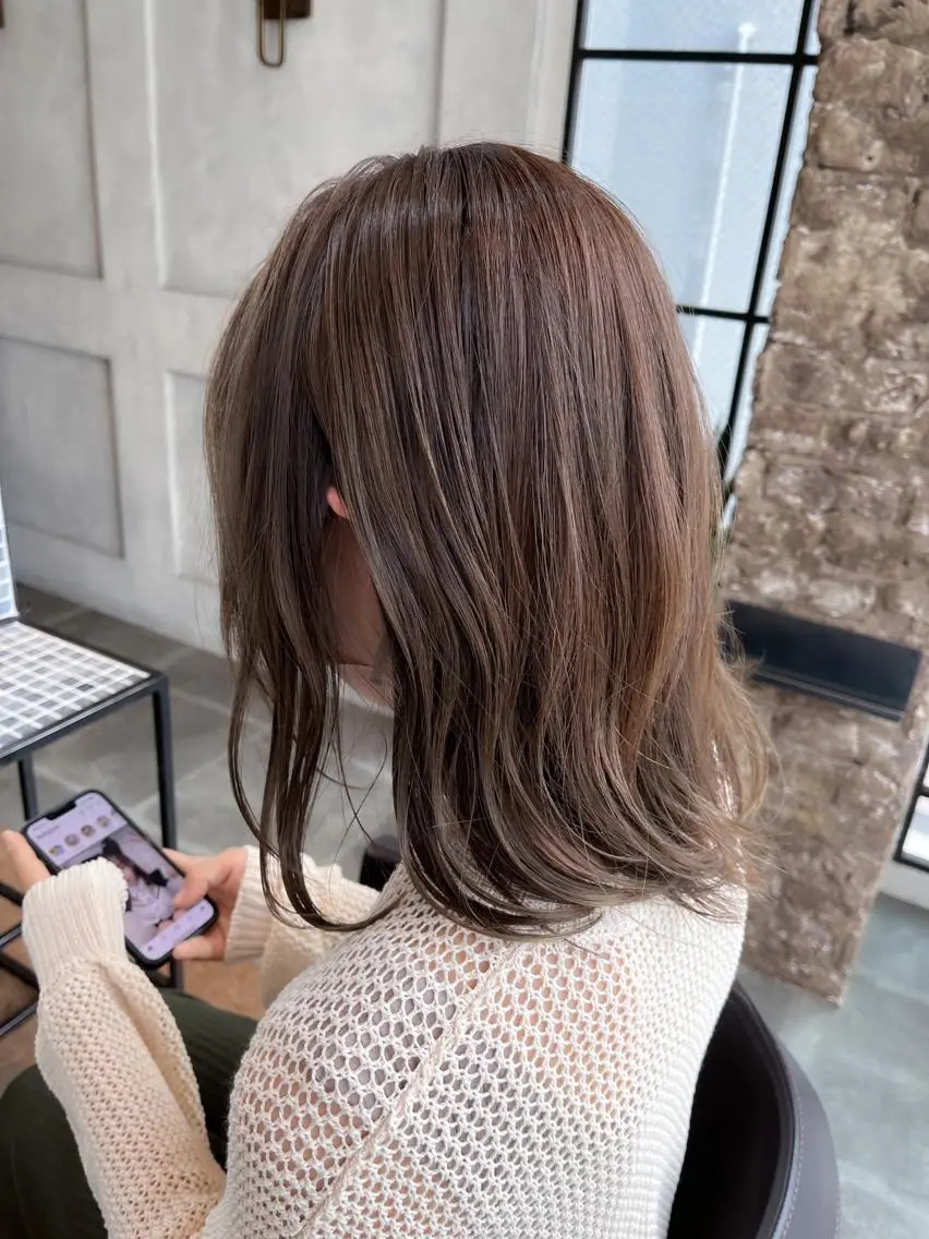 ミディアム カット トリートメント お悩み解決✨ 関根大介✂︎のヘアスタイル