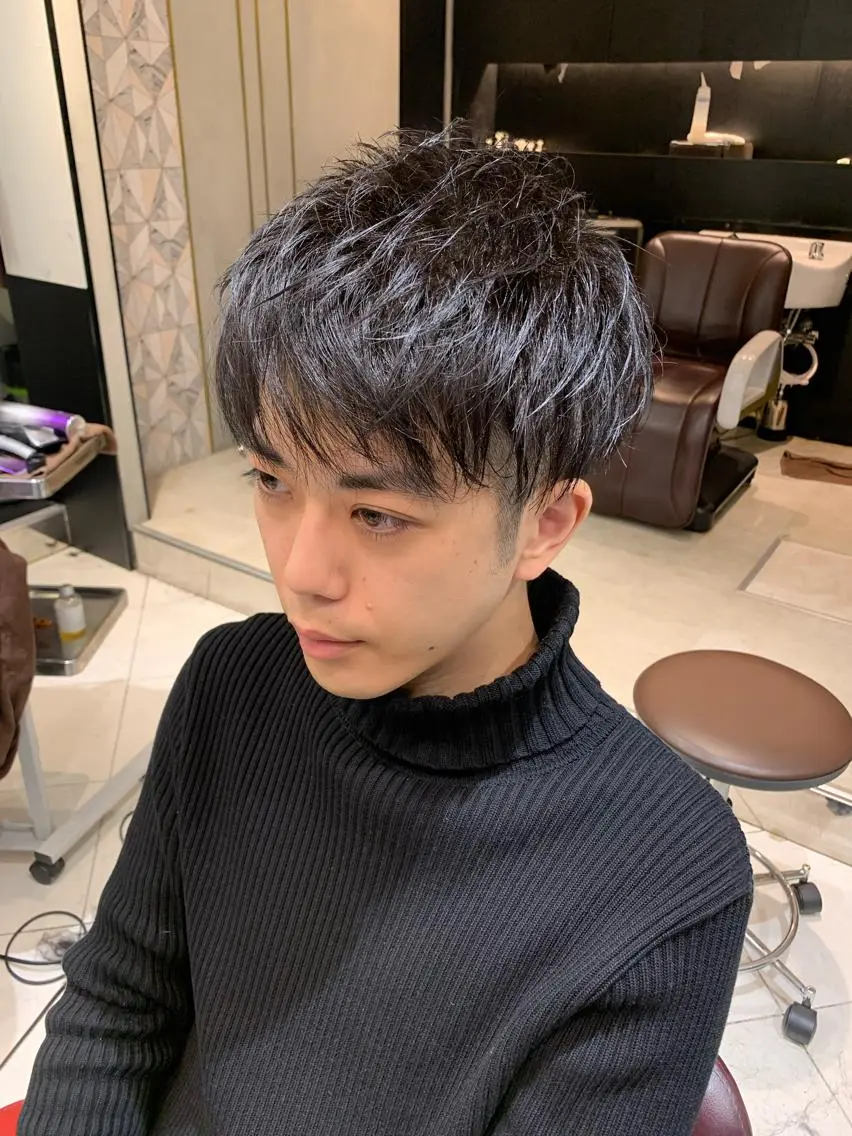 メンズ カット ヘアカラー トリートメント ✨上村 潤平✨メンズヘア✨のヘアスタイル