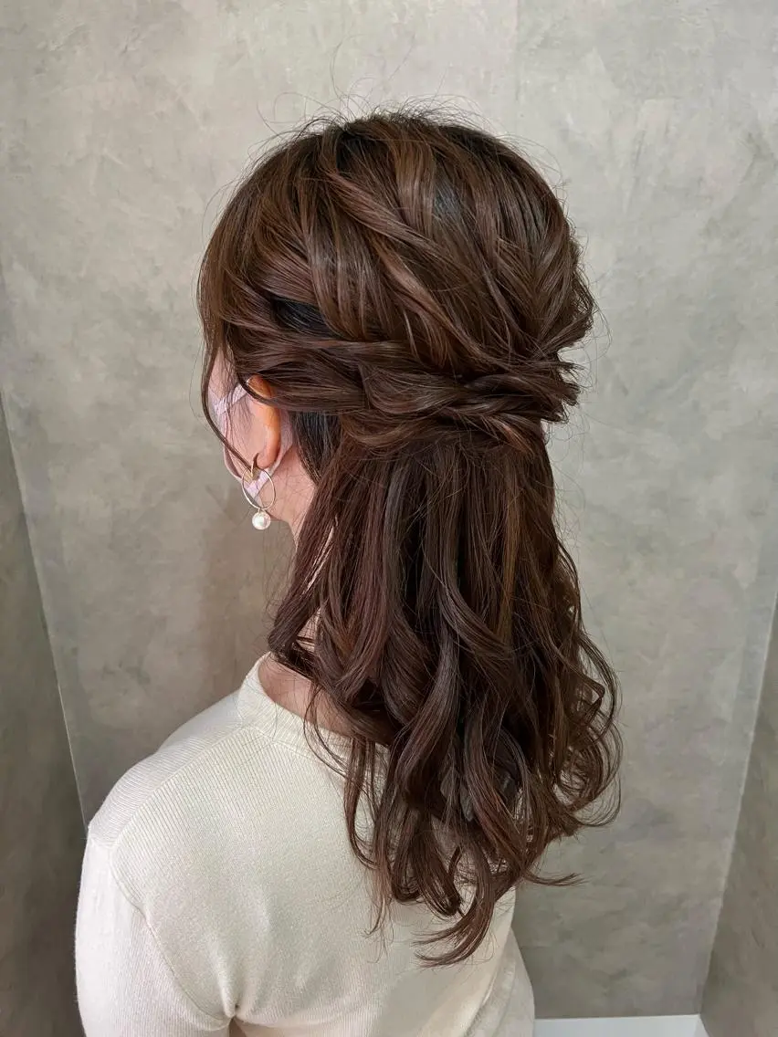 ヘアアレンジ 大人可愛いヘアメイク 💋🧚‍♀️しずかのヘアスタイル