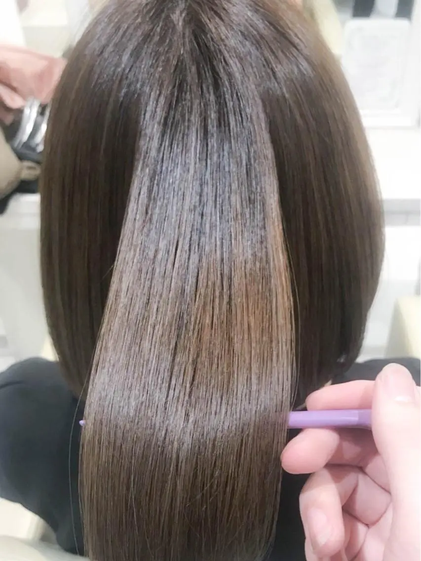 ミディアム 髪質改善 縮毛矯正 トリートメント ディレクター ノナカのヘアスタイル