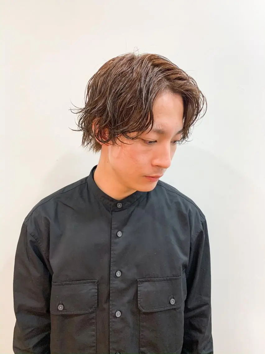 ショート カラー パーマ ヘアアレンジ メンズ メンズスタイル ly本厚木のヘアスタイル
