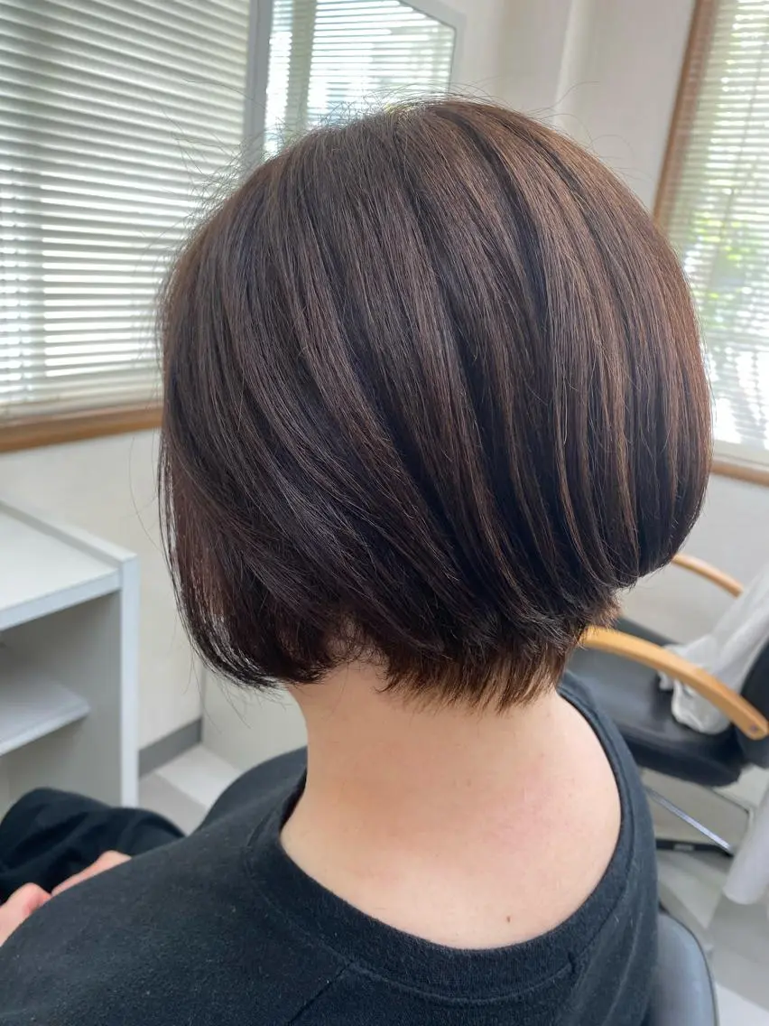ショート ショートボブ ボブ ショートヘア カット 永沼 真依のヘアスタイル