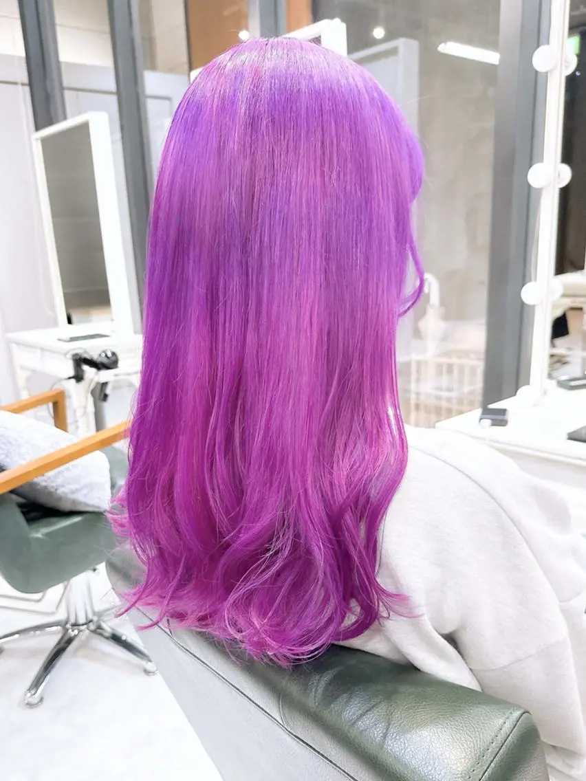 ロング カラー ヘアアレンジ ブリーチ ケアブリーチ 透明感カラー デザインカラー ハイトーンカラー Days 透明感カラーのヘアスタイル