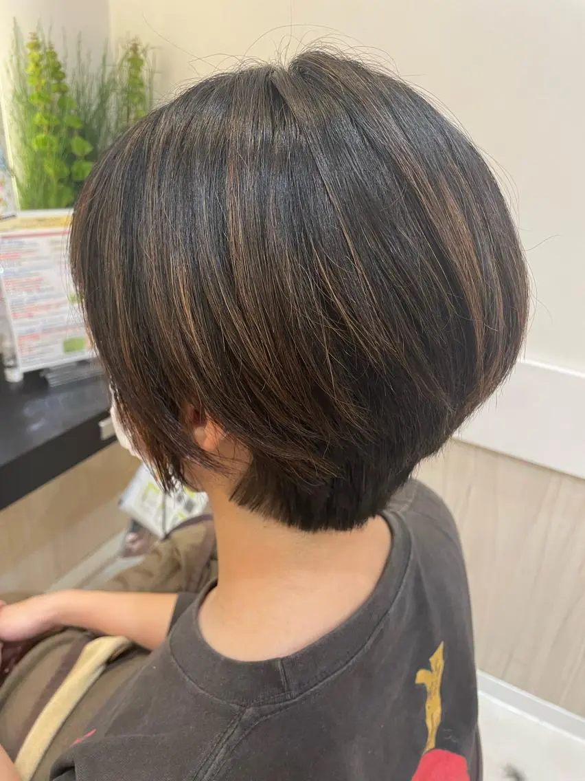 ショート ヘアアレンジ カット トリートメント リリー /Men's/パーマのヘアスタイル