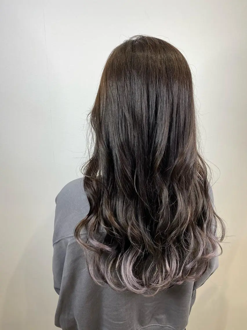 セミロング カラー カット ヘアカラー トリートメント 大橋 輝久のヘアスタイル