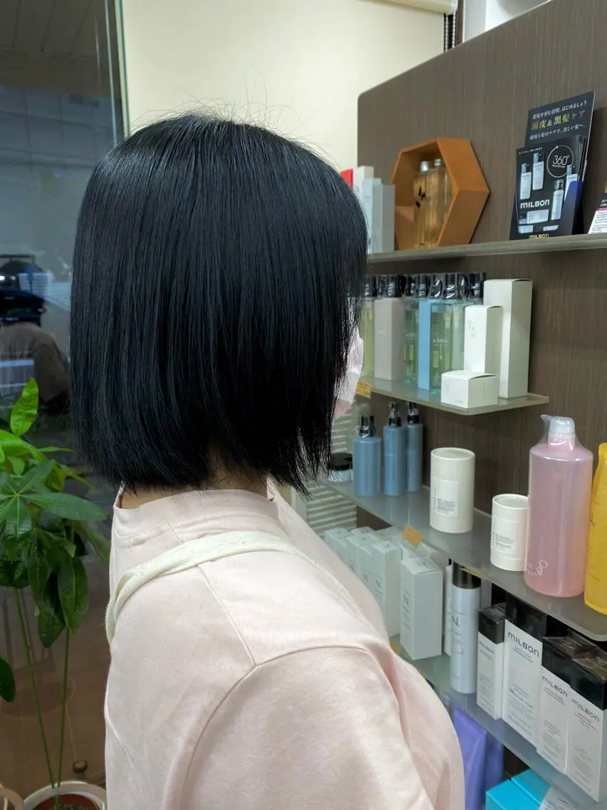 ミディアム カラー 透明感カラー メンズパーマの達人 / タカシマダイスケのヘアスタイル