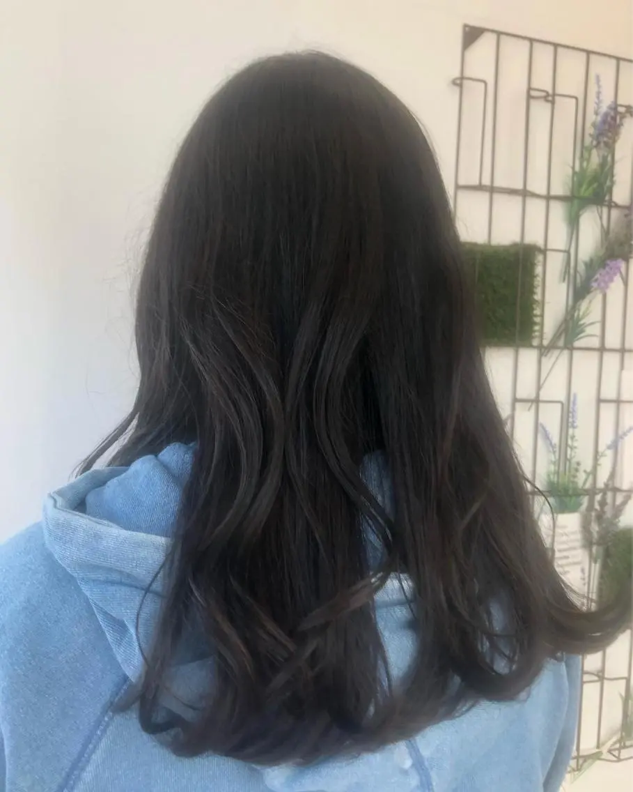 カラー 坂田 優子のヘアスタイル