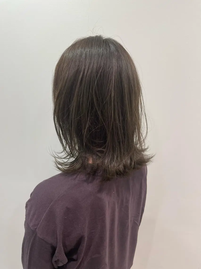 カラー 透明感カラー 河野いずみ レイヤー/ボブ 🤍のヘアスタイル