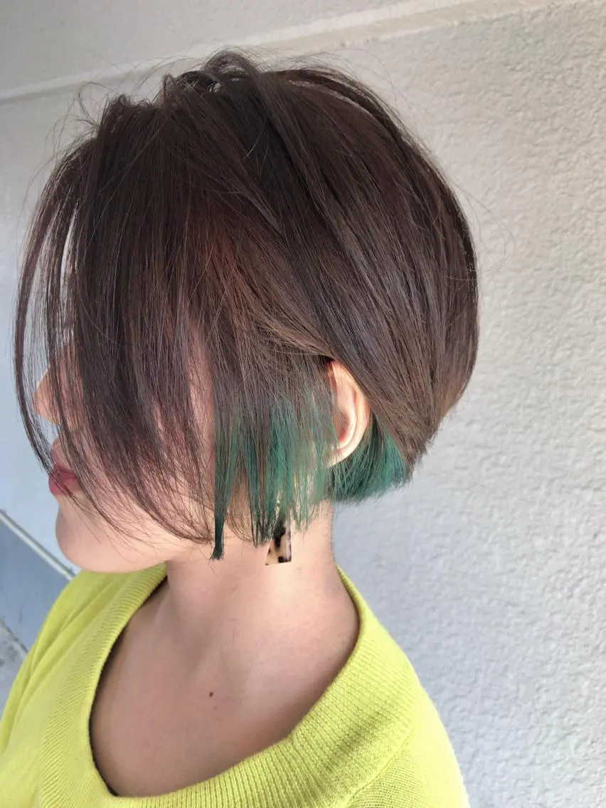 ショート カラー ショートボブ ボブ ショートヘア レイヤーカット匠 イソザキノリユキのヘアスタイル