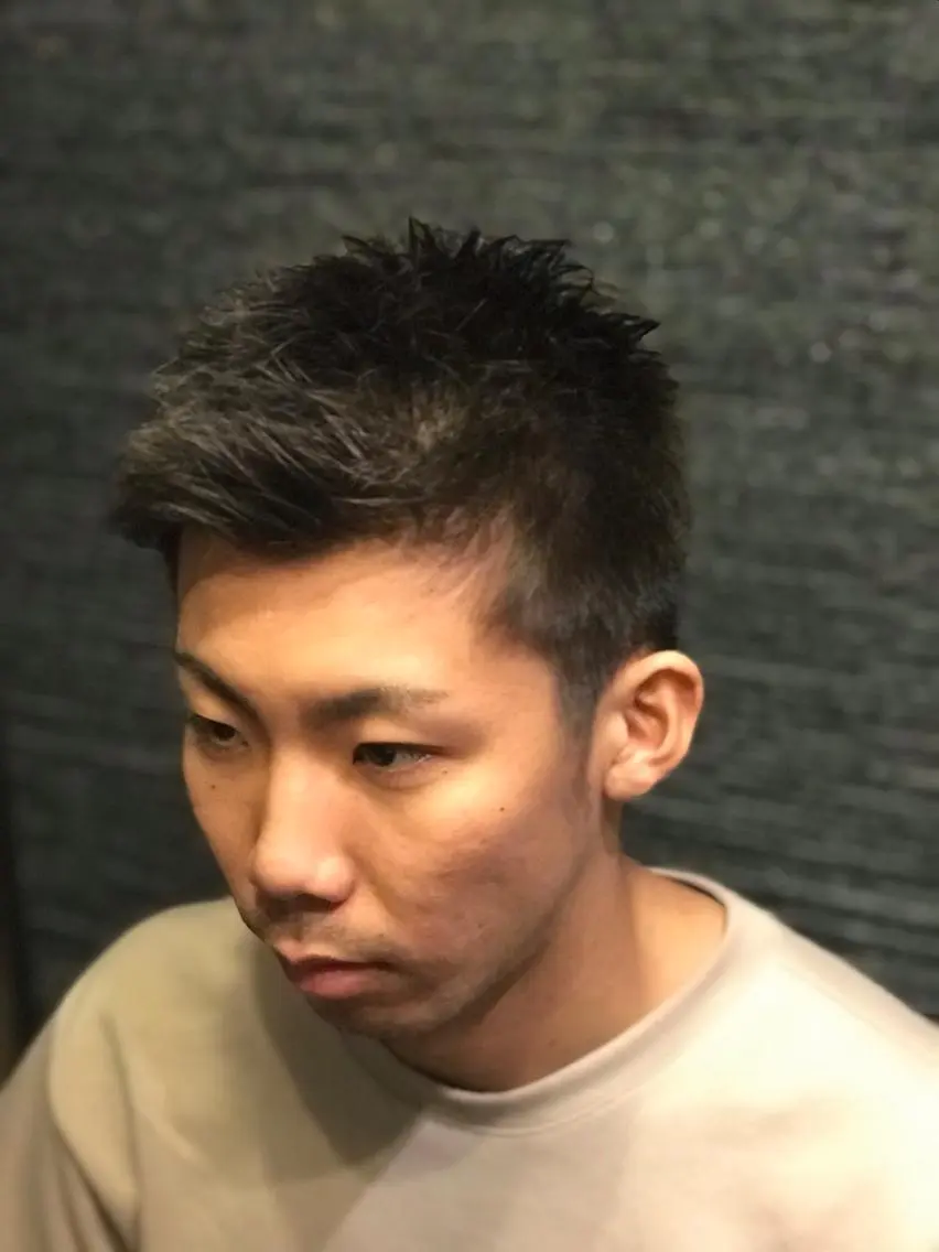 ショート ショートヘア 深夜23時まで営業 OR BARBERのヘアスタイル