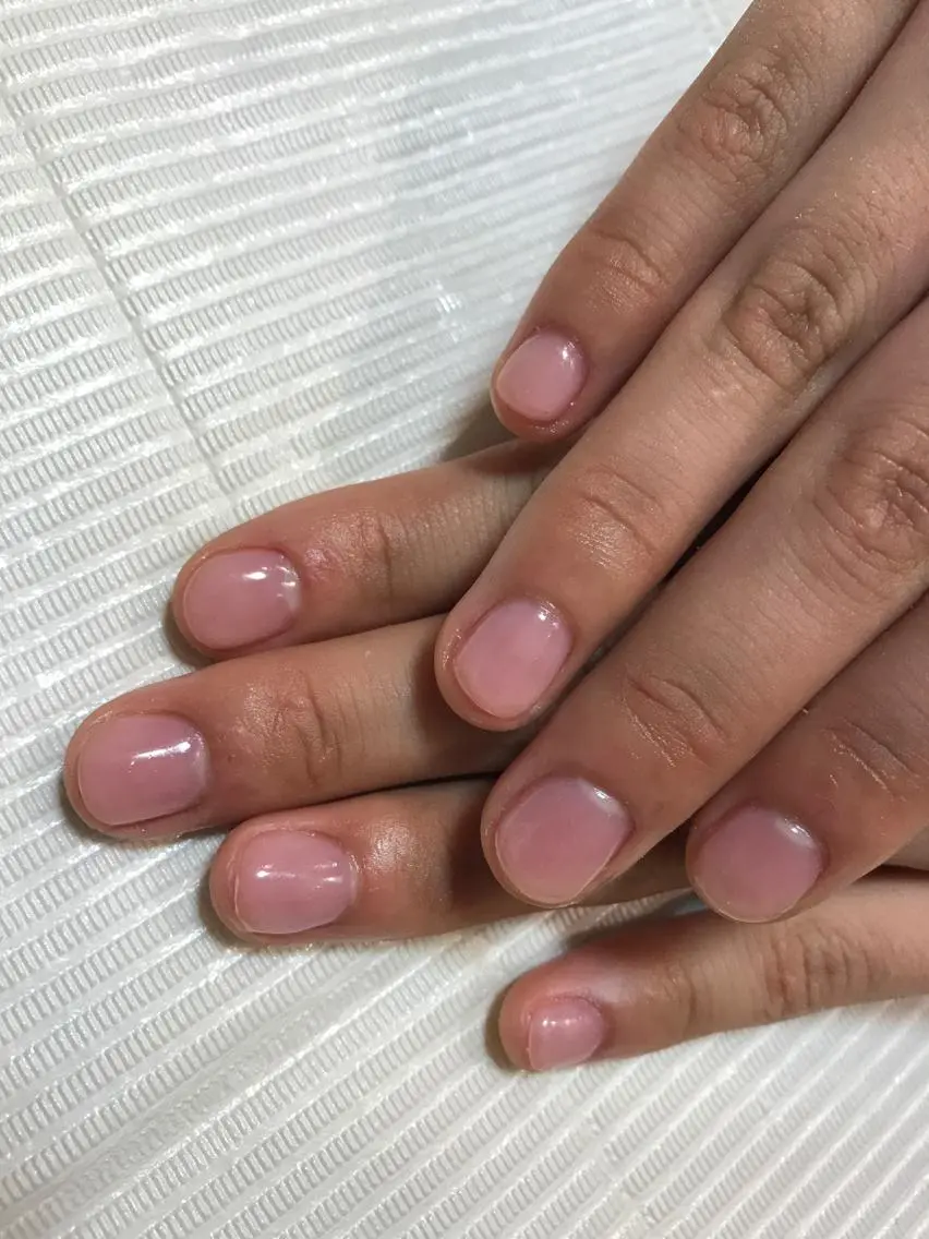 ネイル クリアネイル Charme. NOBUKOのネイルデザイン