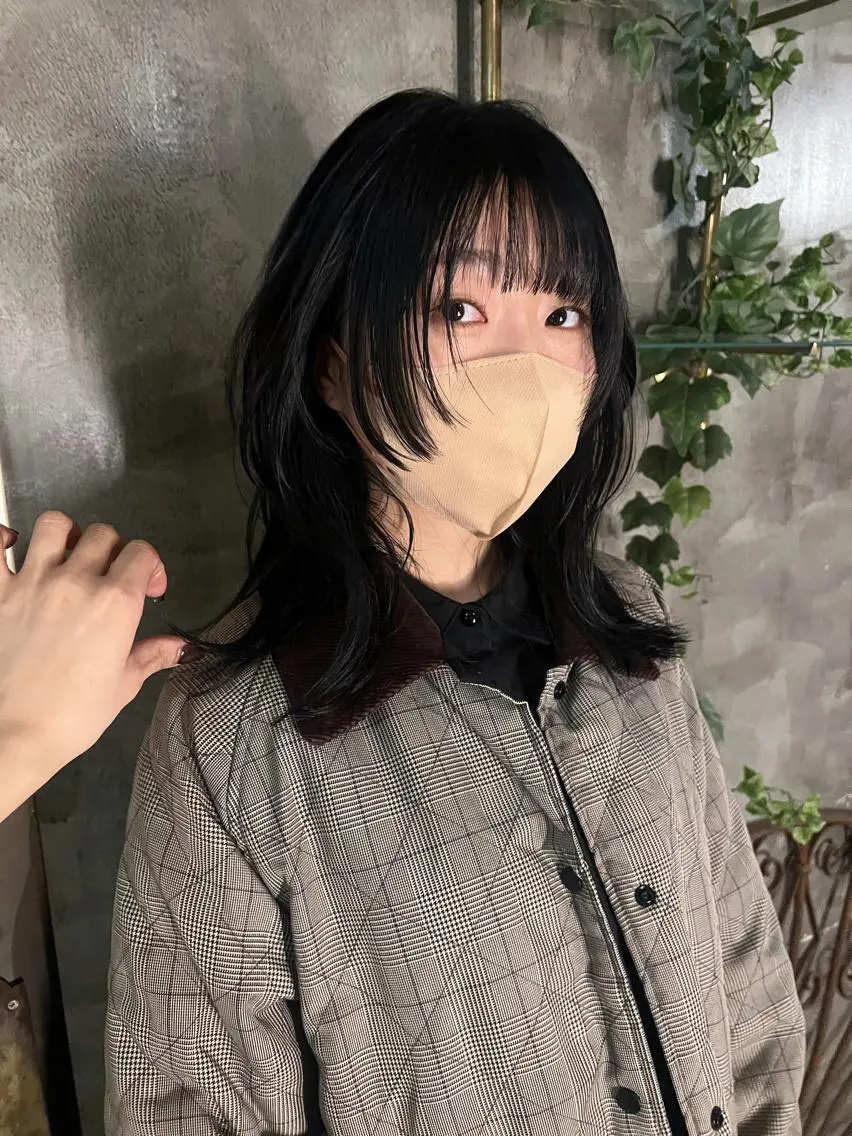 ミディアム カラー 圧倒的デザイン力 店長🎨RENAのヘアスタイル
