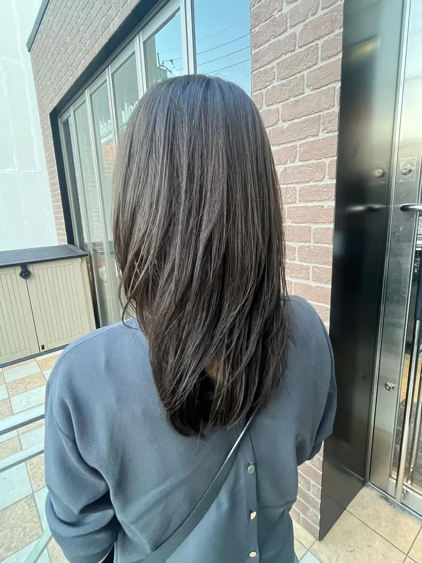セミロング カラー パーマ ヘアアレンジ メンズ キッズ ネイル マツエク・マツパ アイブロウ メンズブリーチ メンズハイライト メンズインナーカラー メンズ韓国風 ブリーチ 久木原 ゆりのヘアスタイル
