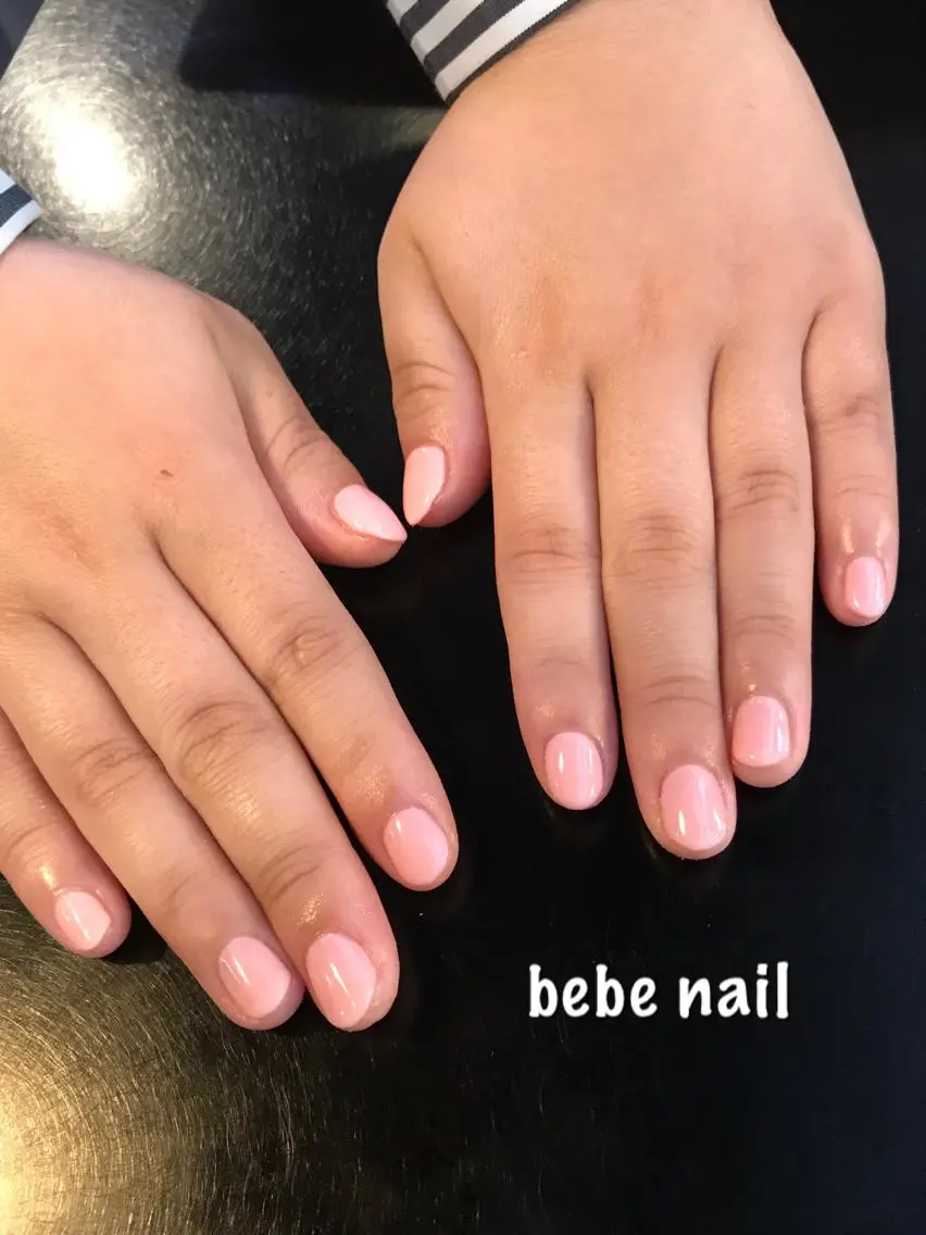 ネイル ジェルネイル ワンカラーネイル パラジェル ハンドネイル Ann nailのネイルデザイン