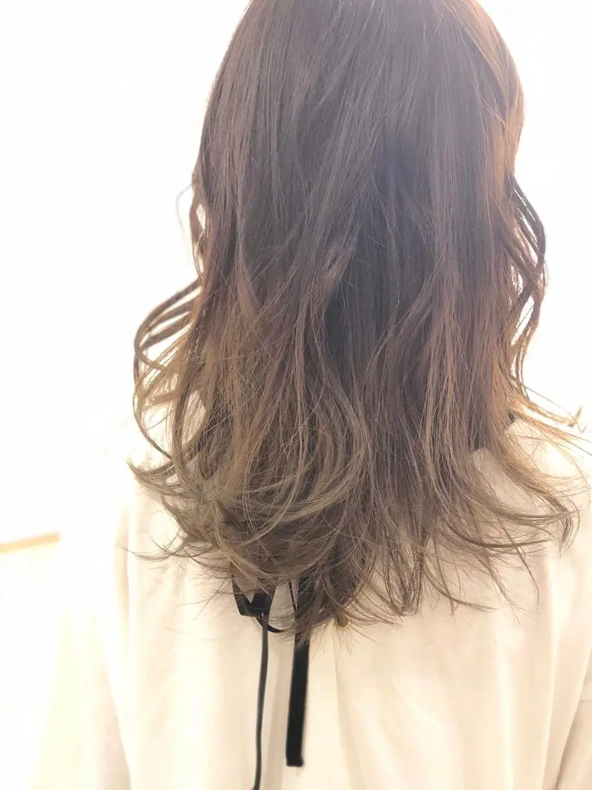 セミロング カラー ヘアカラー ✨三澤 舜✨のヘアスタイル