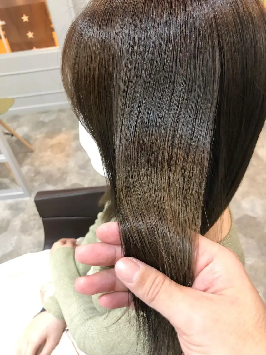 セミロング カラー カット ヘアカラー トリートメント hair care ACRO店長 谷のヘアスタイル