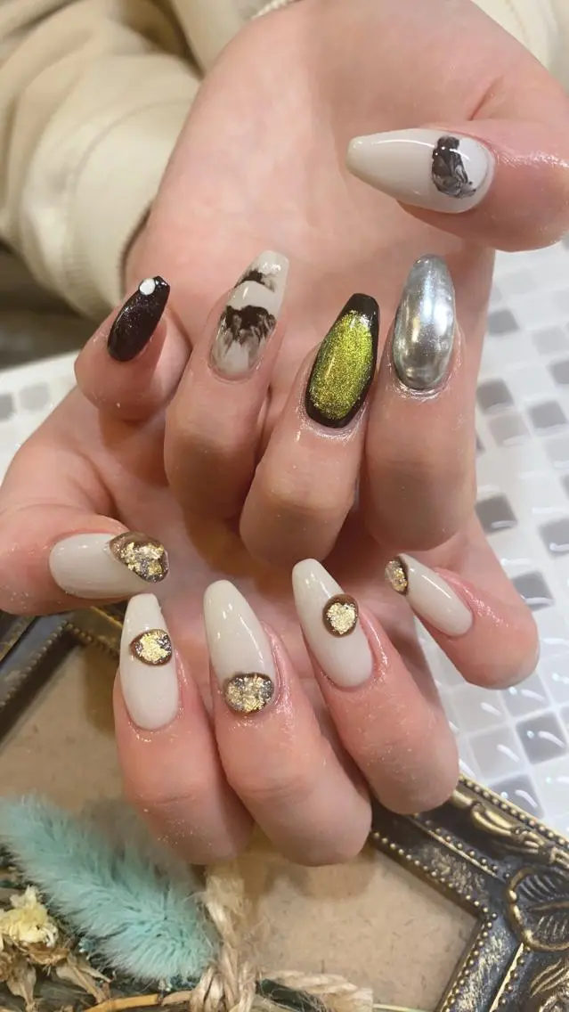 ネイル アートネイル nailist yuiのネイルデザイン