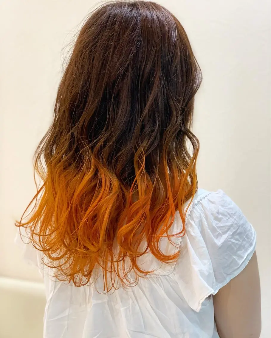ミディアム カラー ヘアアレンジ 店長 大方康暉のヘアスタイル