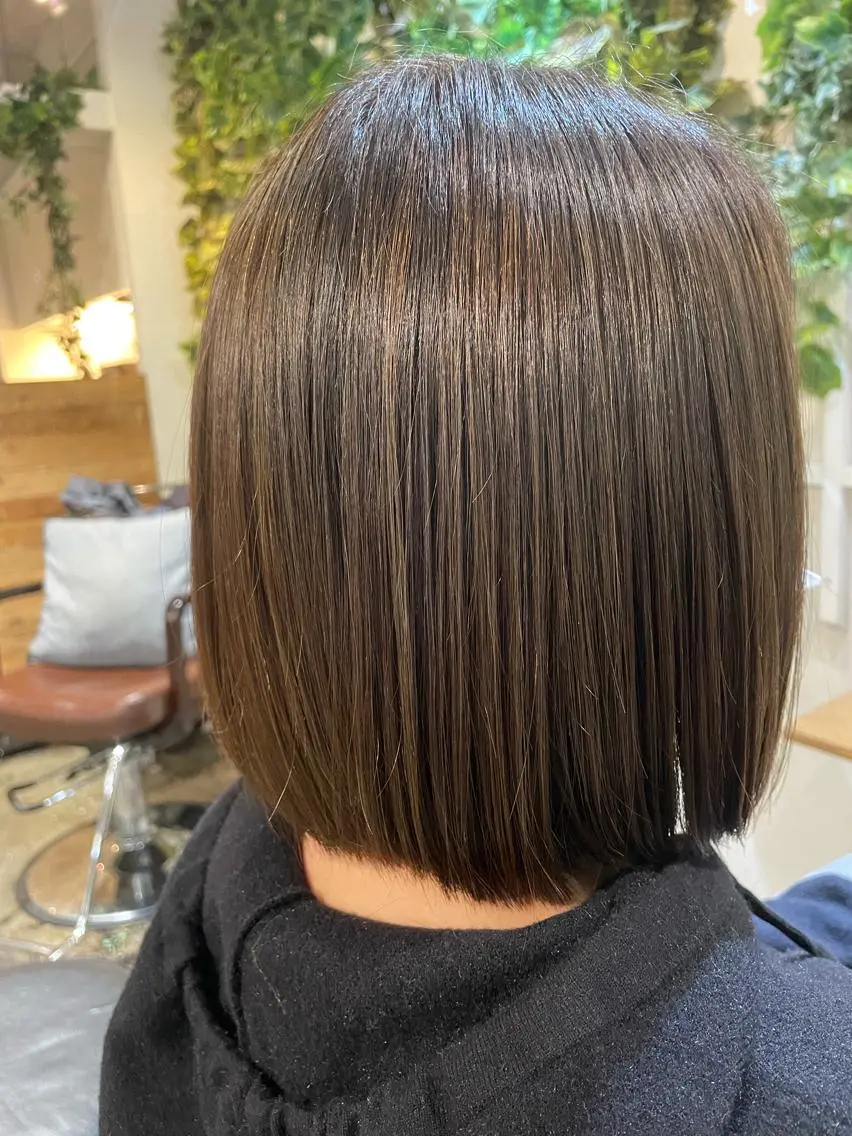 ミディアム ボブ 髪質改善 野村直希 NAOKIのヘアスタイル