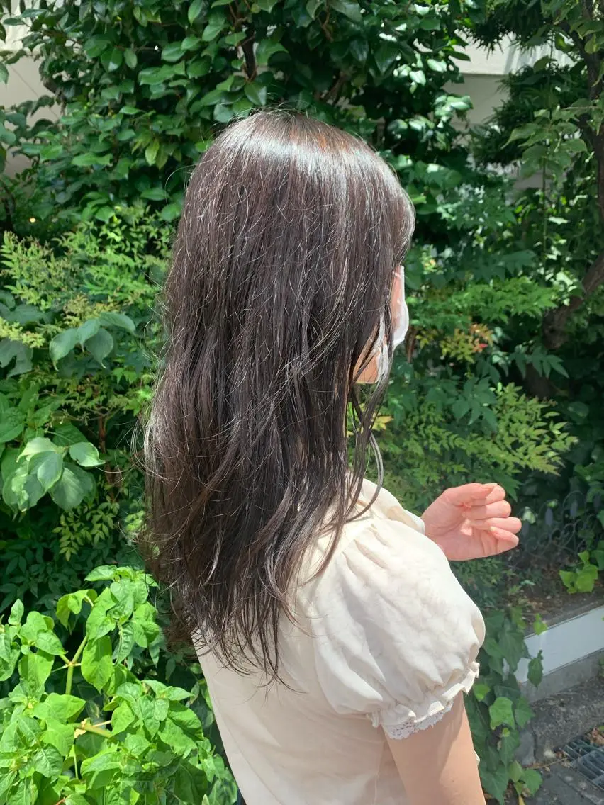 セミロング ヘアカラー 小島 颯太のヘアスタイル