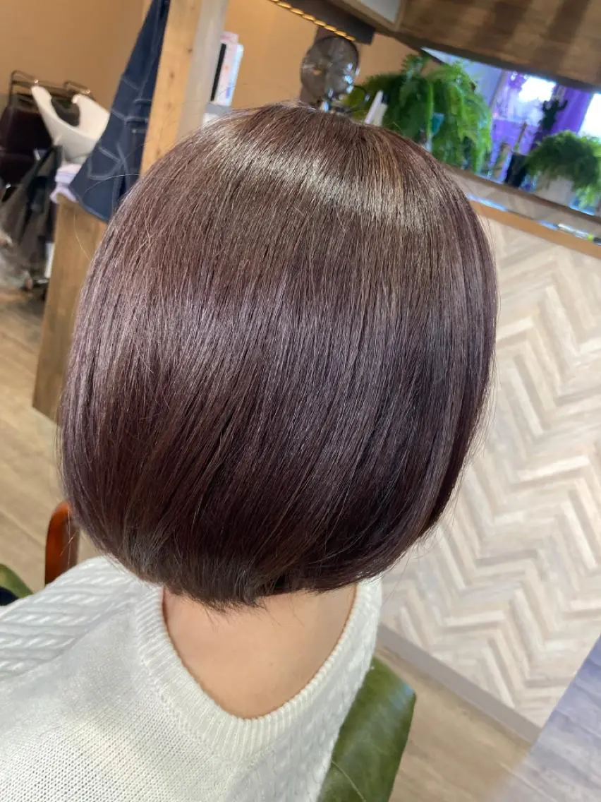 ミディアム カラー 今井 里美のヘアスタイル