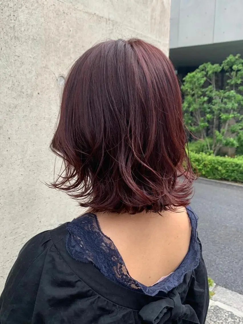 セミロング 本田 央介のヘアスタイル