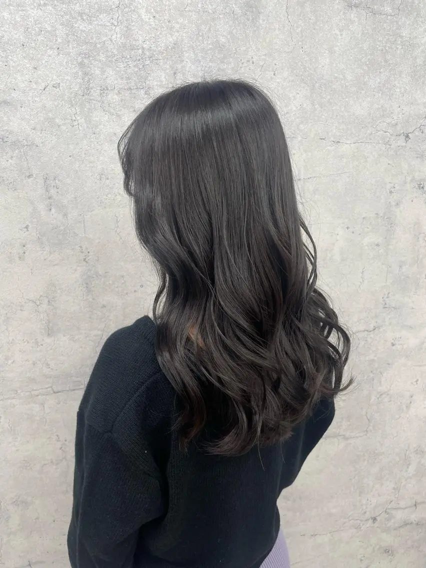 ロング カラー ヘアカラー トリートメント 似合わせ🌿‬髪質 改善🧸RYUGOのヘアスタイル