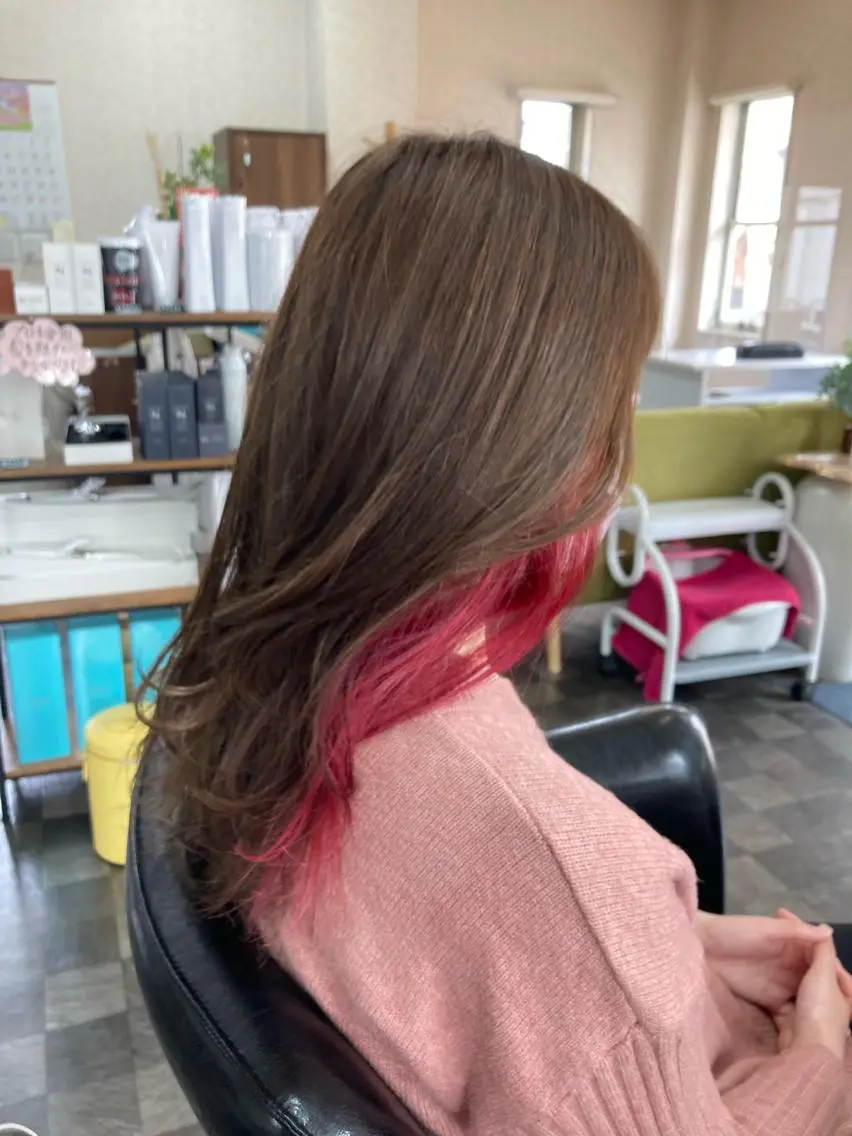 ロング エンゼルス美容室斉間 圭司のヘアスタイル