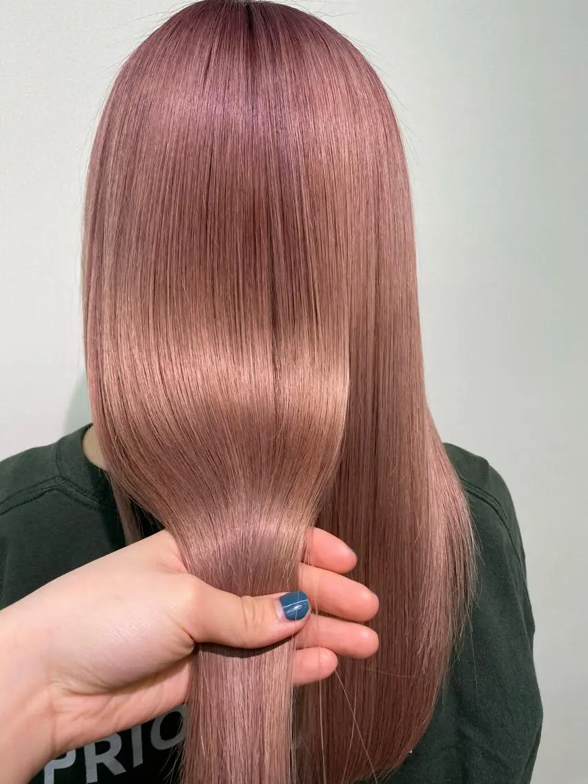 ロング カラー 髪質改善 トリートメント ヘアカラー トリートメント 🧡YUKA🧡 渋谷/プルエクステのヘアスタイル