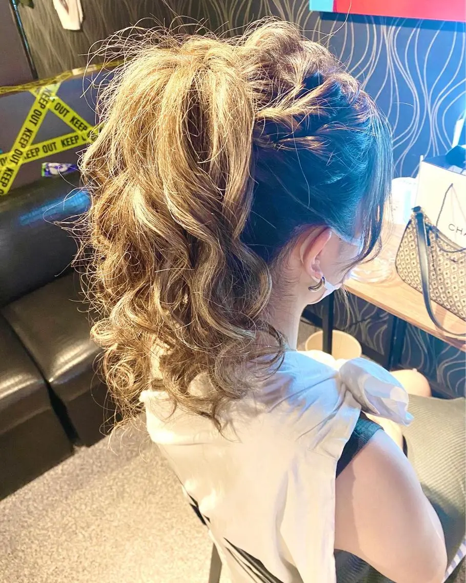 ロング ヘアセット Setsalon DIOのヘアスタイル