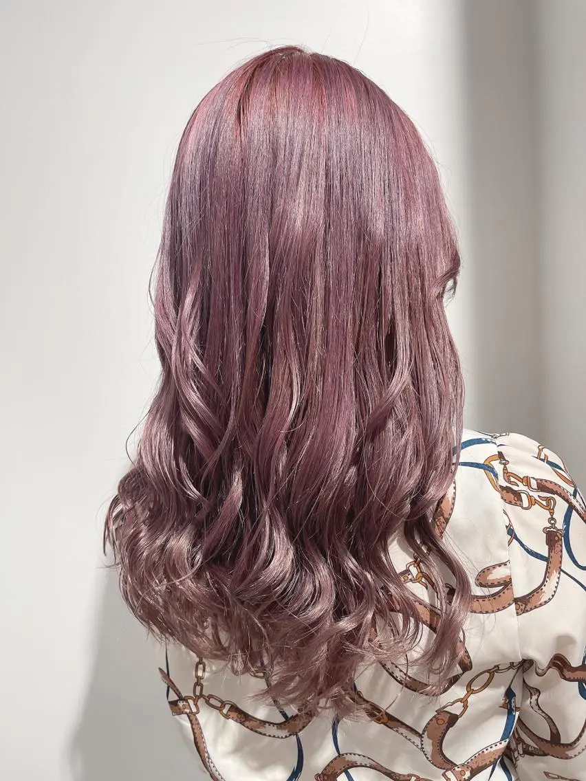 ロング カラー アッシュ アッシュブラウン バレイヤージュ ベージュカラー ブリーチ きむら かずきのヘアスタイル