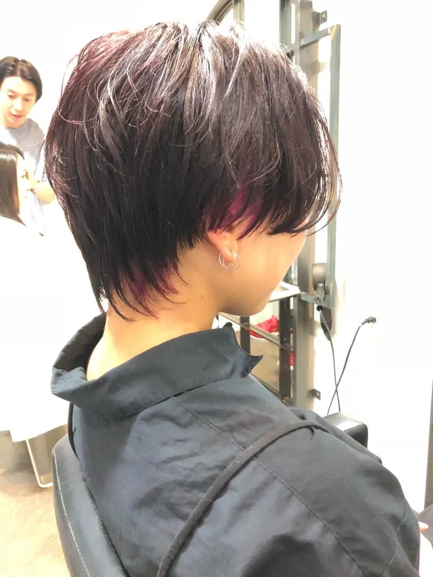 ショート ショートヘア ウルフカット 中野 恵脩のヘアスタイル