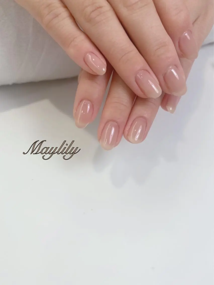 ネイル ワンカラーネイル Nail salon Maylilyのネイルデザイン