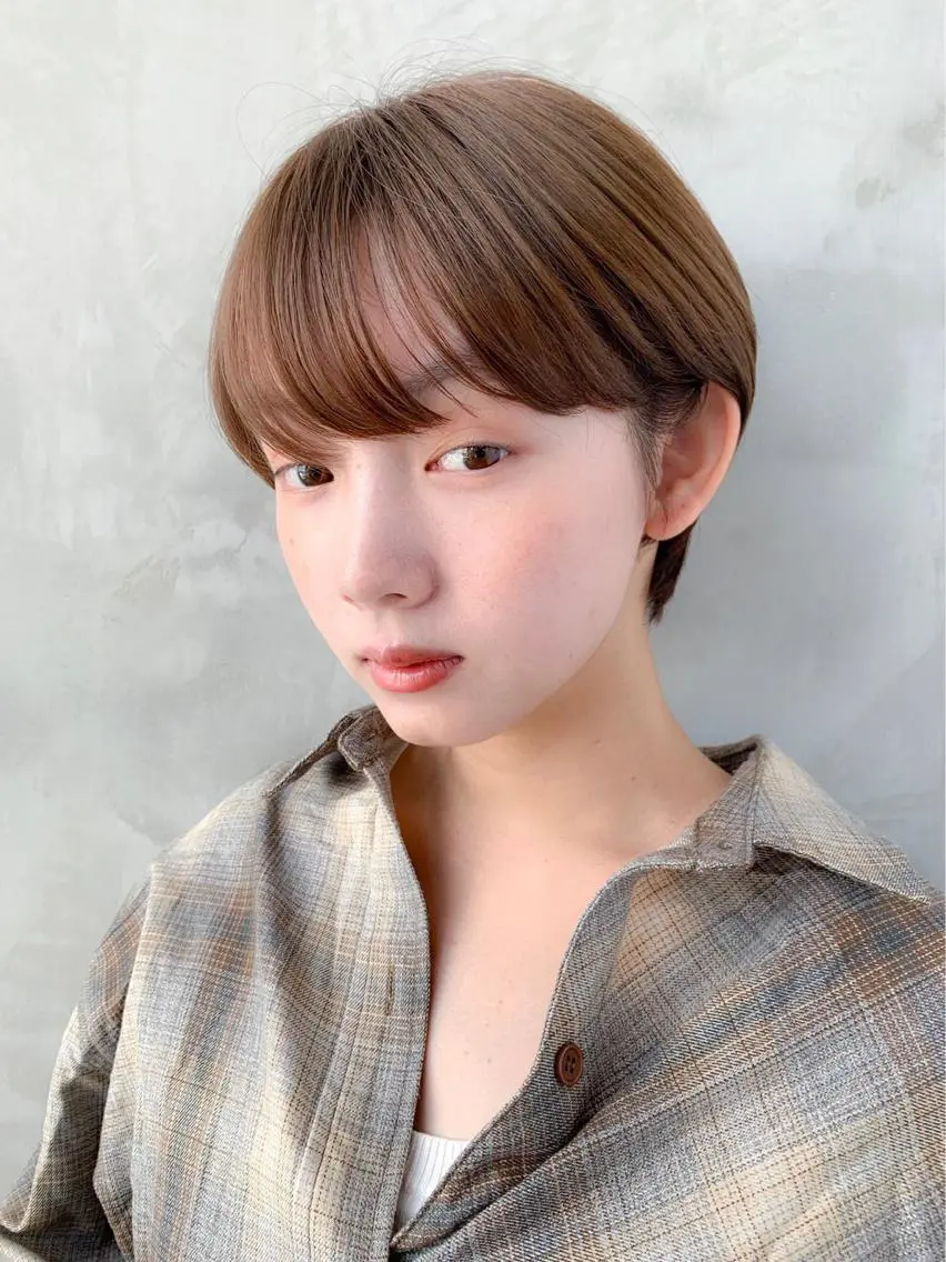 ショート カラー カット ヘアカラー トリートメント 🉐レイヤー/塩見 弘樹🉐渋谷のヘアスタイル